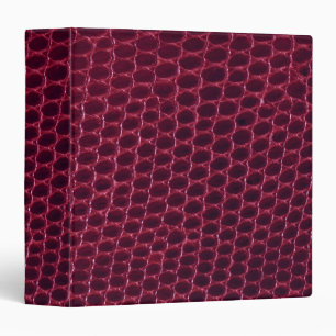 Burgundy Leather Avery Binder