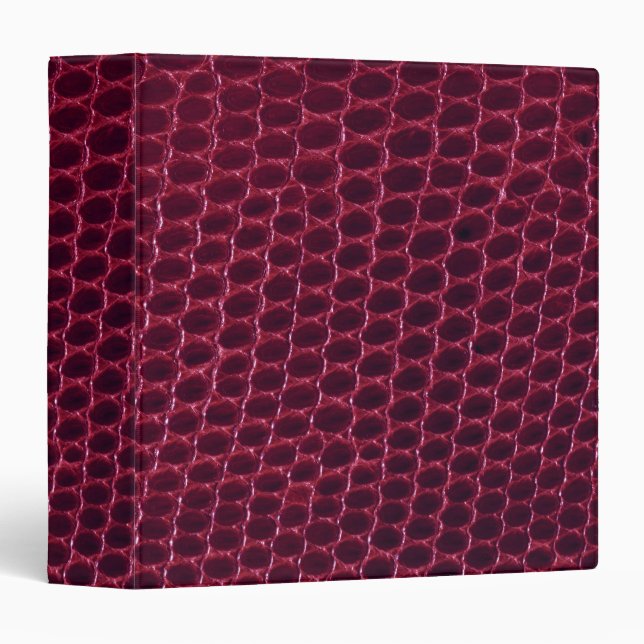 Burgundy Leather Avery Binder (Front/Spine)