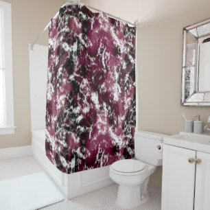 Burgundy Marble Abstract