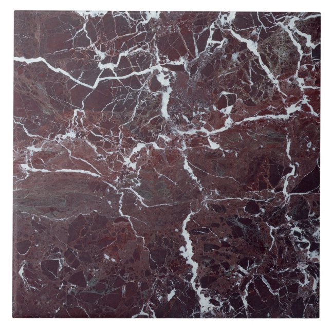 Burgundy marble tile (Front)