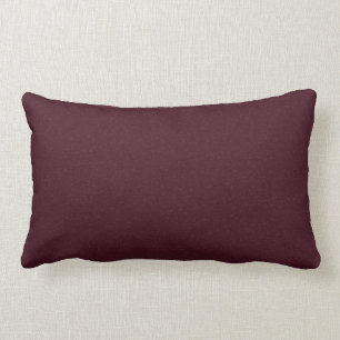 Burgundy Marbled Print Lumbar  Pillow