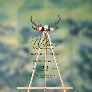 Burgundy mariage à fleurs accueil élégant