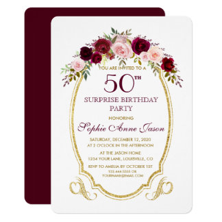50th invitations