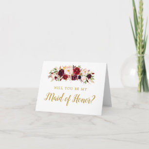 Burgundy Marsala sera-t-elle ma carte d'honneur ?