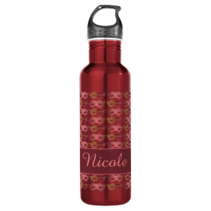 Burgundy Masks 710 Ml Water Bottle