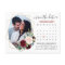 Burgundy Navy Blush Floral Calendar Save the Date