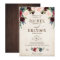 Burgundy Navy Floral Rustic Boho Country Wedding