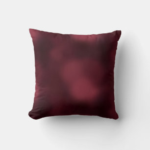 burgundy ombre abstract throw pillow