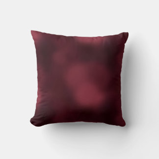 burgundy ombre abstract throw pillow