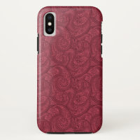Burgundy Paisley