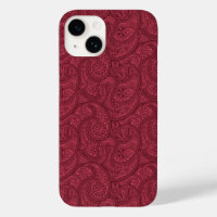 Burgundy Paisley