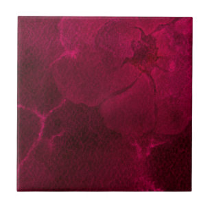 Burgundy Passion Tile