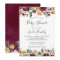 Burgundy Peach Gold Garden Floral Fall Baby Shower