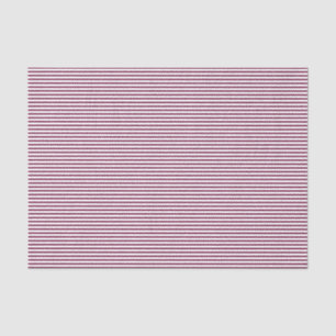 Burgundy Pinstripe Tissue Paper