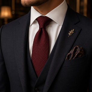 Burgundy Quiet Luxury Tie