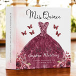 Burgundy Quinceanera Photo Album and Planner Binder<br><div class="desc">Capture every moment of your special day with the Burgundy Quinceañera Photo Album and Planner 3-Ring Binder. Designed in rich burgundy with elegant details, this binder is both a keepsake and an essential planning tool. Use it to organize guest lists, timelines, and all your quinceañera details, while also preserving photos...</div>