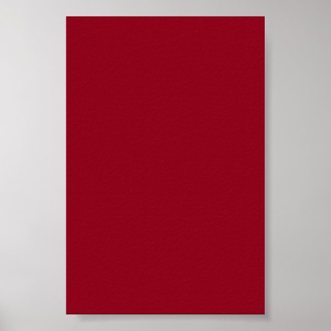 Burgundy Red Background on a Poster (Front)