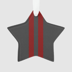 Burgundy Red Carbon Style Racing