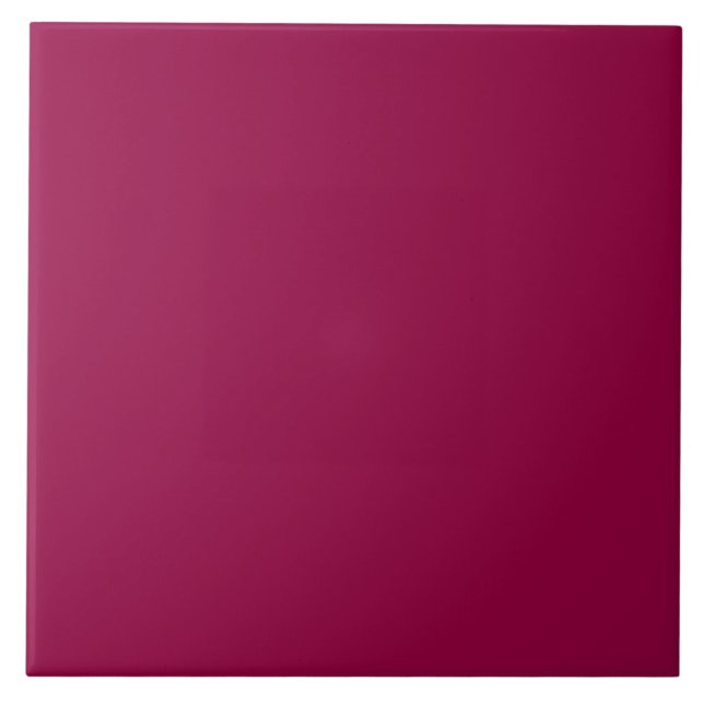 Burgundy Red Ceramic Tile. Tile (Front)
