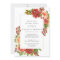 Burgundy Red Coral Pink Rose Post-Wedding Brunch