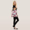 Burgundy Red Floral Pink Boho Womans