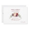 Burgundy Red Floral Will You Be My Bridesmaid