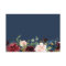 Burgundy Red Navy Blue Floral Wedding Details Info