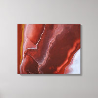 Burgundy Red Rust Swirls Liquid Marble Art