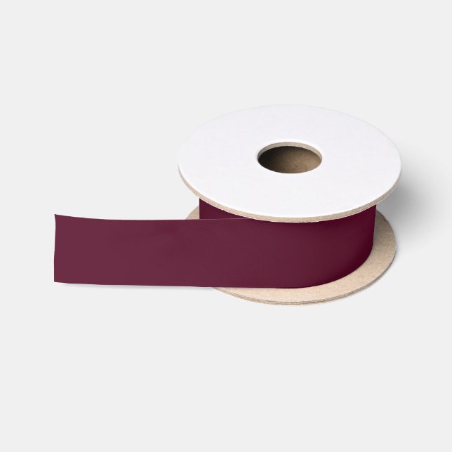 Burgundy Red Wedding Favour Satin Ribbon (Spool)
