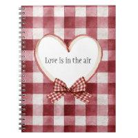 Burgundy Red White Heart Ribbon Love