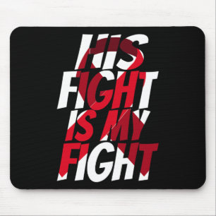 Burgundy Ribbon for Him Products Brain Aneurysm Aw Mouse Pad