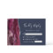 Burgundy Silver Agate Navy Blue Wedding RSVP Card