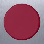 Burgundy Solid Color Magnet<br><div class="desc">Burgundy Solid Color. This rich, deep red evokes sophistication and timeless elegance. Perfect for those who appreciate classic luxury. Its dark, warm undertones create a sense of mystery and allure, making it ideal for special occasions.</div>