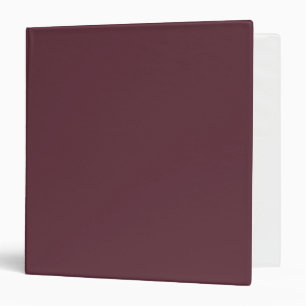 Burgundy Solid Colour Binder