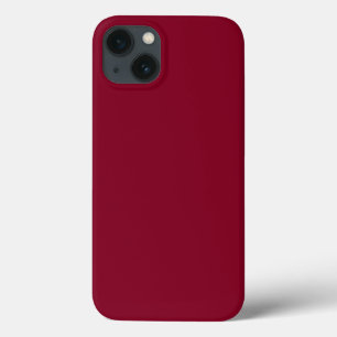 Burgundy (solid colour)  iPhone 13 case
