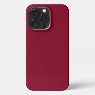 Burgundy Solid Colour iPhone 13 Pro Case