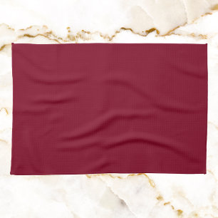 Burgundy Solid Colour Kitchen Towel