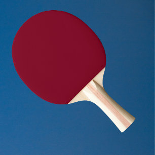Burgundy Solid Colour Ping Pong Paddle
