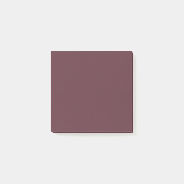 Burgundy Solid Colour Post-it Notes (Front)
