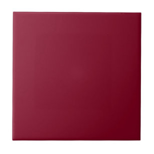 Burgundy Solid Colour Tile