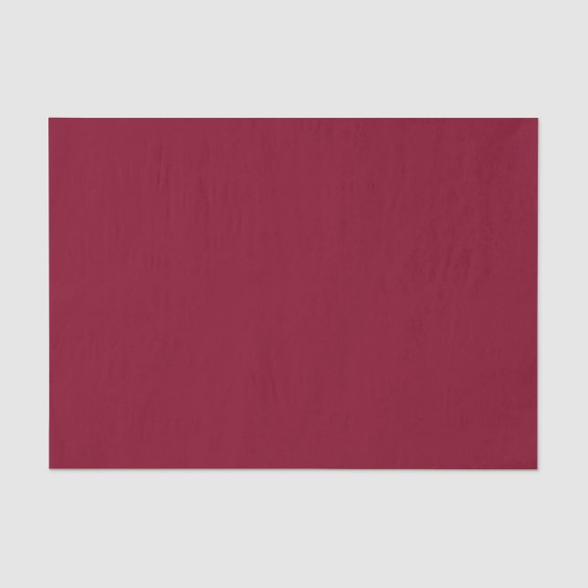 Burgundy Solid Colour Tissue Paper (Front)