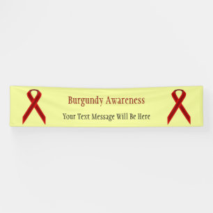 Burgundy Standard Ribbon by Kenneth Yoncich Banner