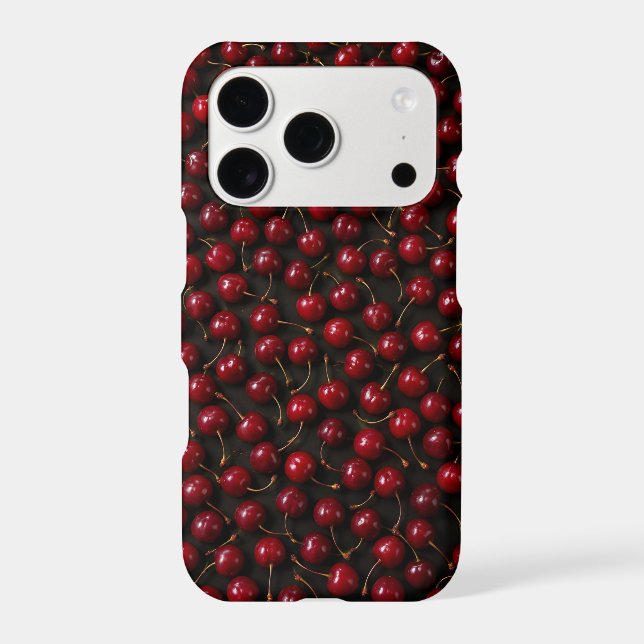 Burgundy Tile iPhone Case | Dense Cherry (Back)