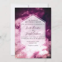 Burgundy Watercolor Wedding