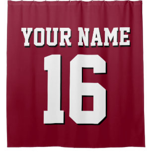 Burgundy White Sports Jersey Team Jersey