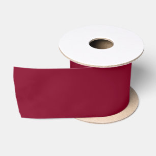 Burgundy Wide Satin Ribbon