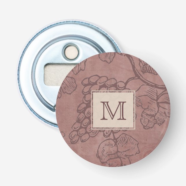 Burgundy Wine Bottle Opener (Front)