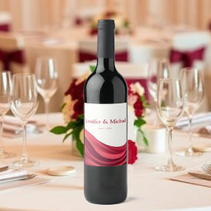 Burgundy Wine Label