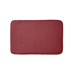 Burgundy Wine Red Bath Mat Customizable Colours