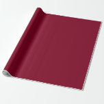 Burgundy Wrapping Paper<br><div class="desc">If you're looking for a luxurious, sophisticated, elegant look to wrap your gifts then this plain burgundy red wrapping paper is perfect for you! This plain wrapping paper gives you more space for your creativity by adding some washi tape, ribbon, laces, glitters, flowers, leaves, herbs, or you can also draw...</div>